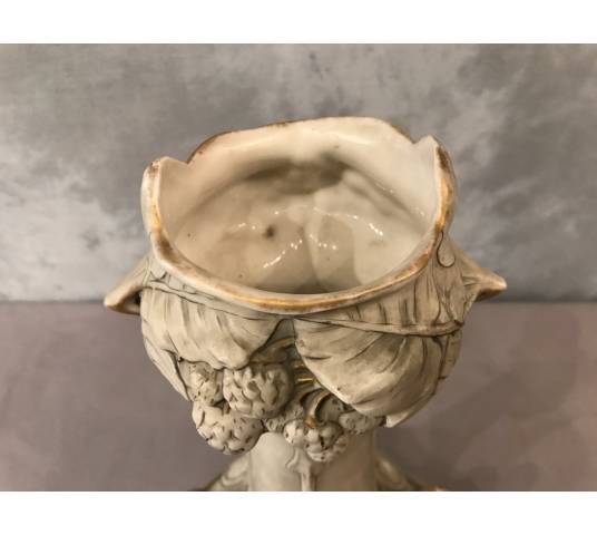 Vase Royal DUX Bohémia en porcelaine d'époque Art Nouveau