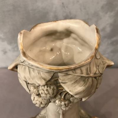 Vase Royal DUX Bohémia en porcelaine d'époque Art Nouveau