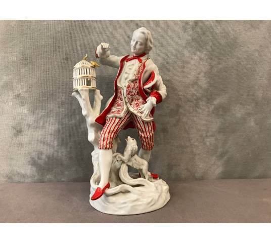 Personnage en porcelaine Allemande du Heubach d'époque 20 ème