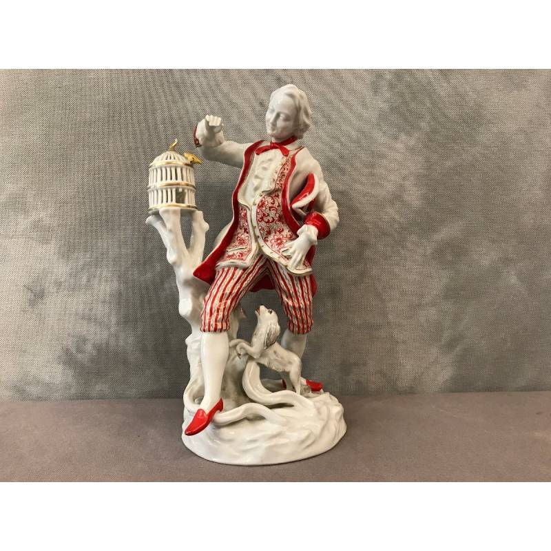 Personnage en porcelaine Allemande du Heubach d'époque 20 ème