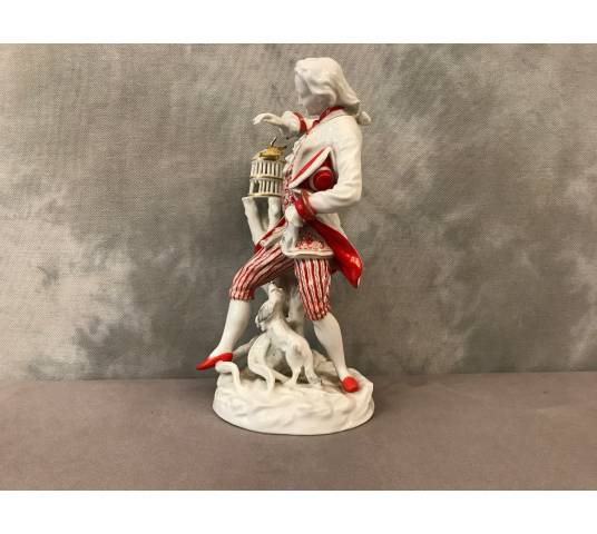 Personnage en porcelaine Allemande du Heubach d'époque 20 ème