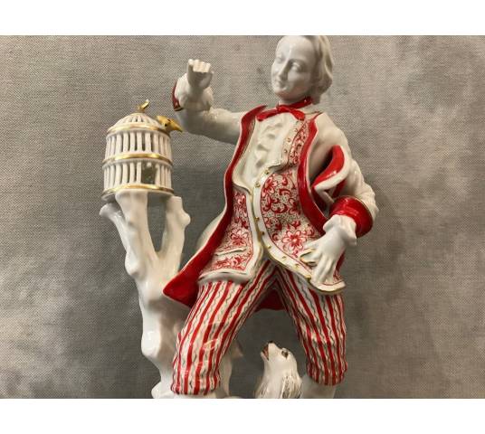 Personnage en porcelaine Allemande du Heubach d'époque 20 ème