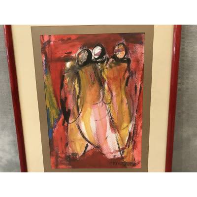 Peinture femmes Marocaines vers  les années 2000