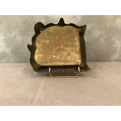 Small corner of ancient fireplace (ashtray) in period bronze 19 th