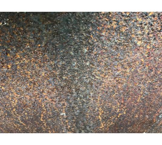 Large old fireplace plate in vintage cast iron 18 th