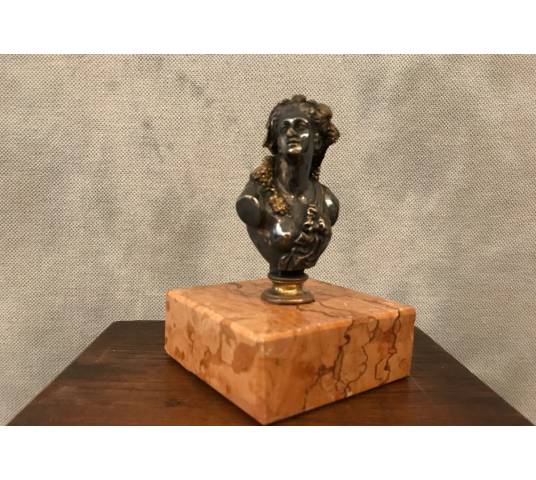 bronze Barbedienne "Bacchante" d'époque 19 ème