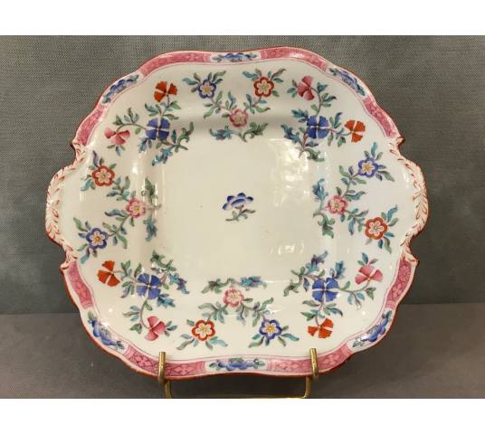 Beau plat à gâteaux  en porcelaine de Minton d'époque 19 ème