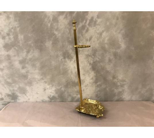 Servant of ancient fireplace in period polished bronze 19 th
