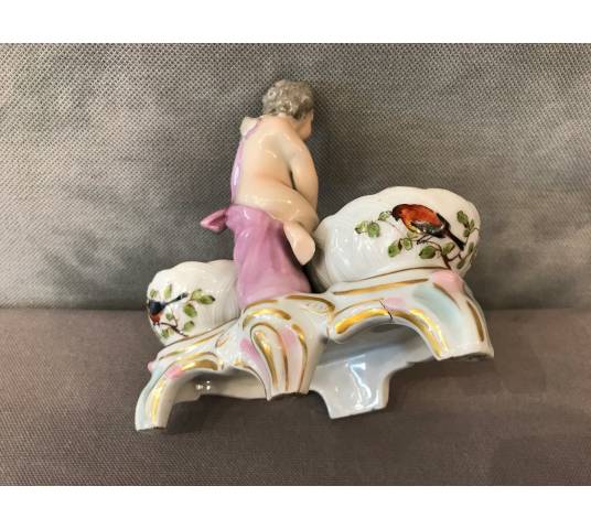 Saleron en porcelaine d'époque 18 ème