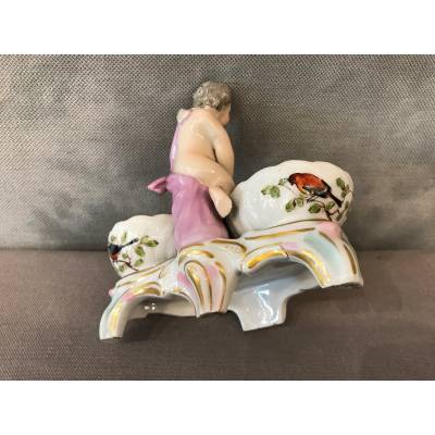 Saleron en porcelaine d'époque 18 ème