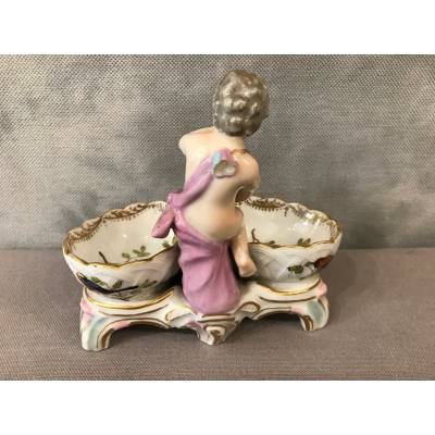 Saleron en porcelaine d'époque 18 ème