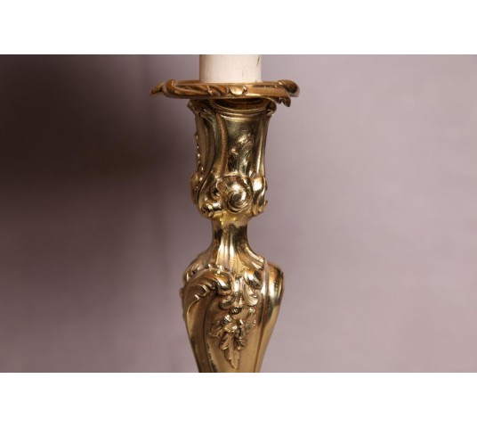 Polished bronze house and period varnish 19 th
