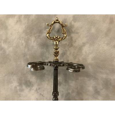 Servant of ancient cast iron and bronze epoch 19 th