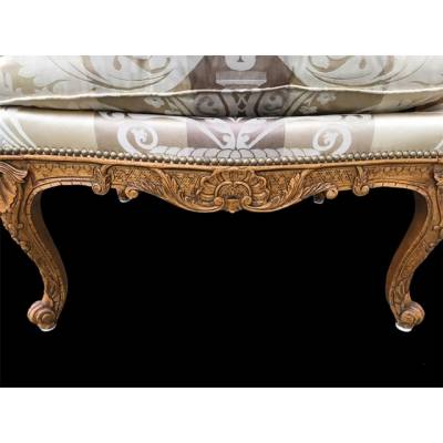 Paire de fauteuils de Louis XIV en noyer