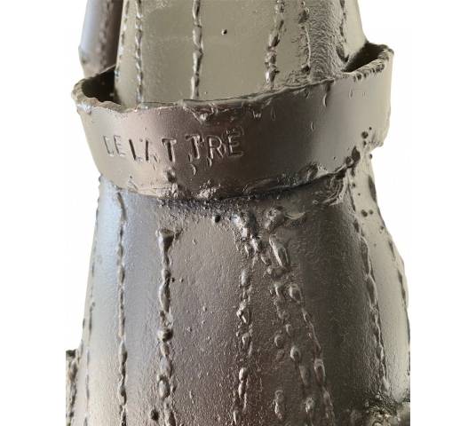 Two welded iron sculptures by artist "Jean Alexandre Delattre"