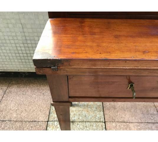 Petit meuble bonheur du jour en acajou d' epoch 19 ème Directoire