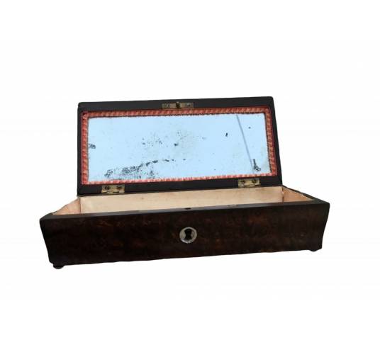 Small jewelry box in period magnifying glass 19 th