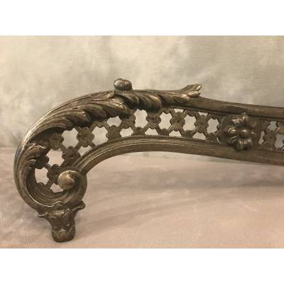 Paire de décors en fonte d'époque 19 ème