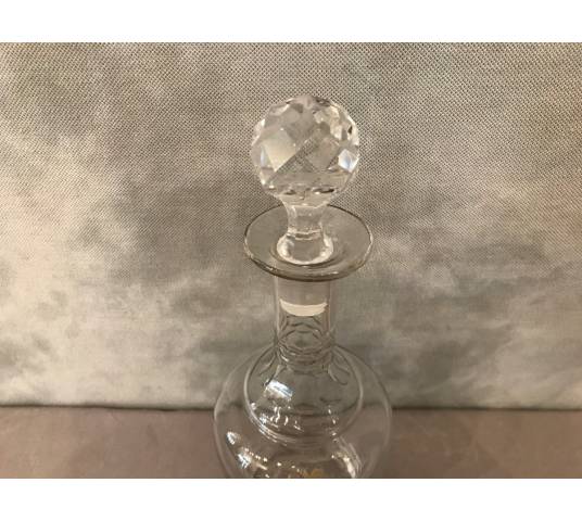 Period Crystal Wine Carafe 19 th