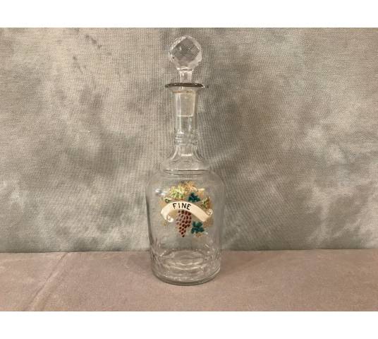 Period Crystal Wine Carafe 19 th