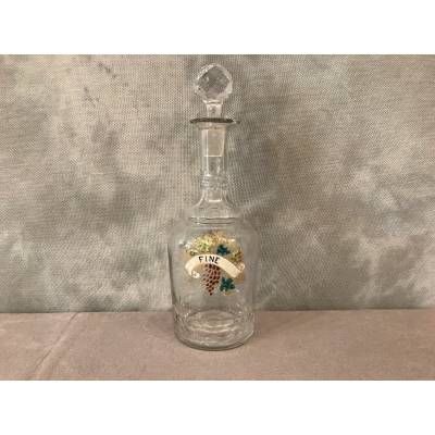 Period Crystal Wine Carafe 19 th