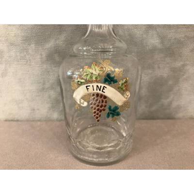 Period Crystal Wine Carafe 19 th