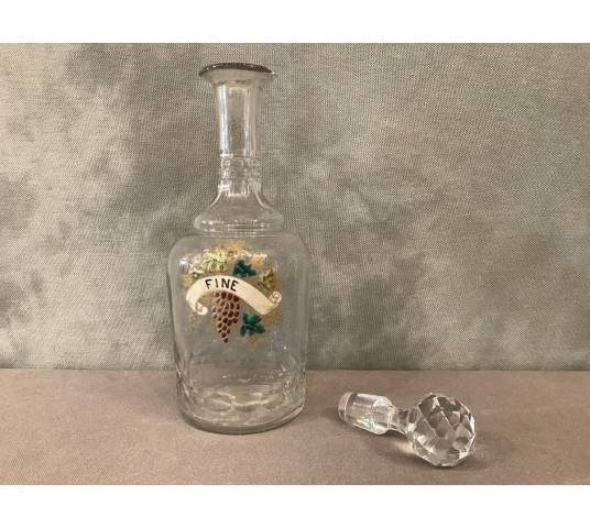 Period Crystal Wine Carafe 19 th