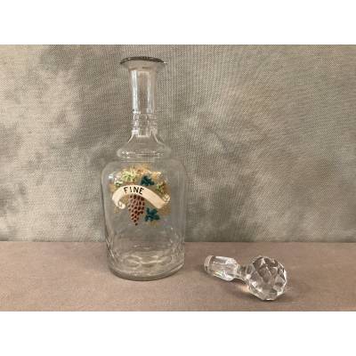 Period Crystal Wine Carafe 19 th