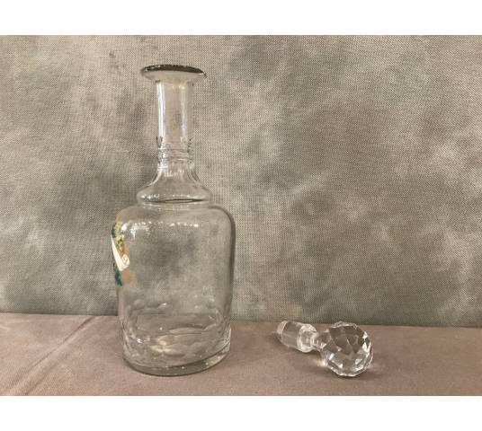 Period Crystal Wine Carafe 19 th