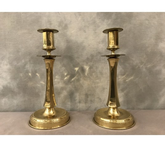 Pair of vintage brass seeders 19 th century