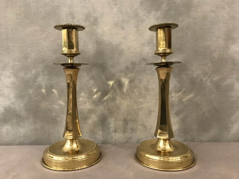 Pair of vintage brass seeders 19 th century