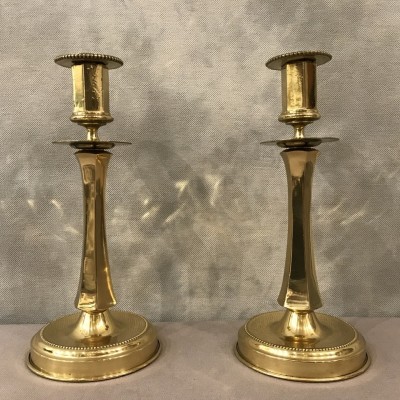 Pair of vintage brass seeders 19 th century