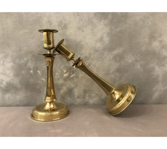 Pair of vintage brass seeders 19 th century