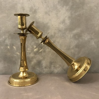 Pair of vintage brass seeders 19 th century