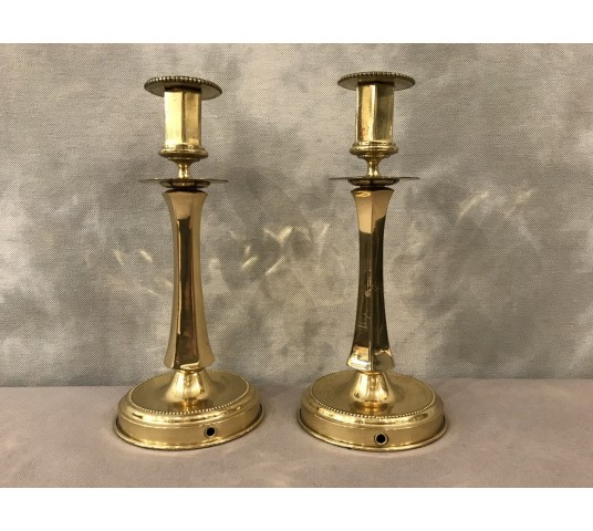 Pair of vintage brass seeders 19 th century