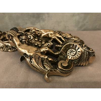 Beau heurtoir en Bronze d' epoch 18 ème
