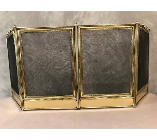 Pare fireplace in brass of epoch 19 th Louis XVI Napoléon III