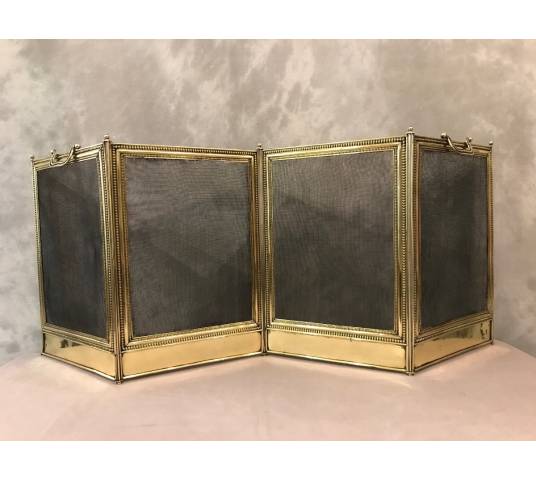 Pare fireplace in brass of epoch 19 th Louis XVI Napoléon III